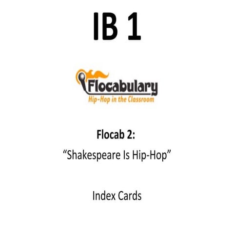Flocab 2 - IB 1
