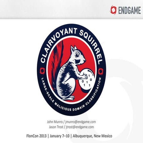 Clairvoyant Squirrel: Large Scale Malicious Domain Classification