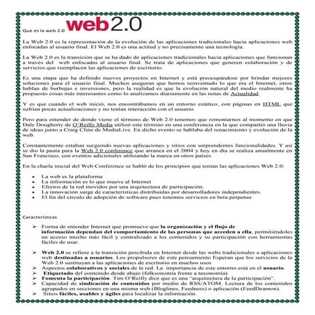 consulta de la web2.0