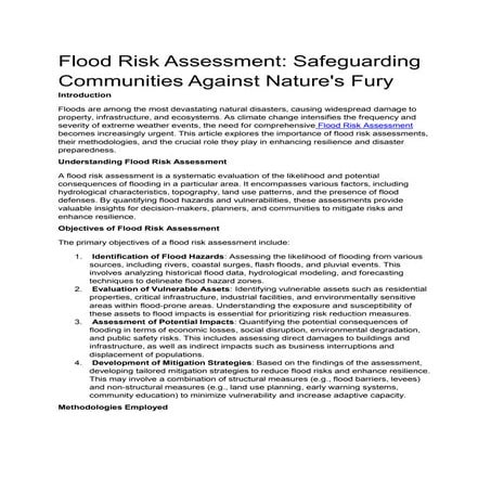 Flood risk assessment using remote sensing and gis.pptx