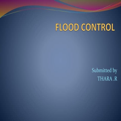Flood control