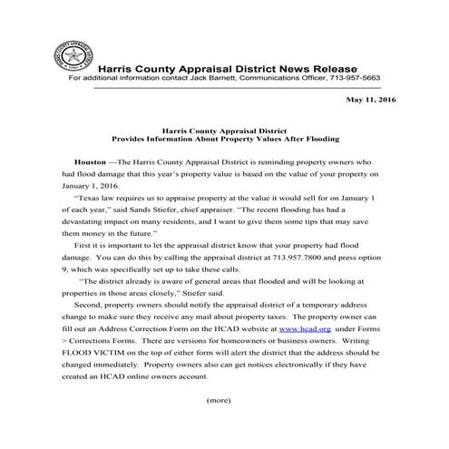 Businesses must report taxable property - Harris county Appraisal ...