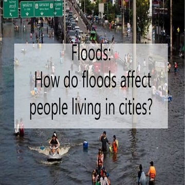 Sec 2 Geography Impacts of Floods (Part 2)
