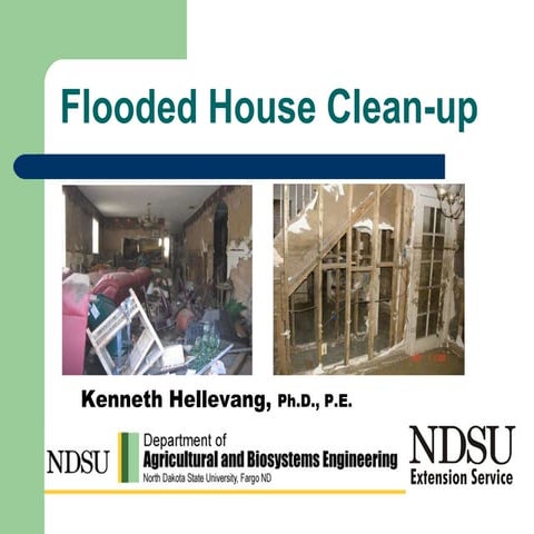 Flooded House Cleanup
