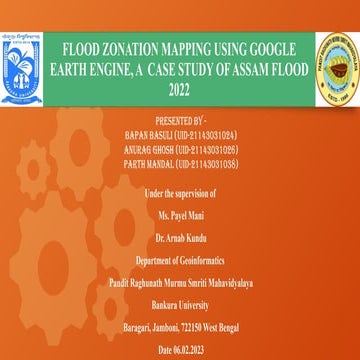 Flood Zonation Mapping Using Google Earth Engine A Case Study Of Assam