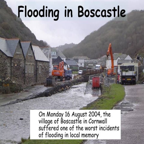 Flooding In Boscastle