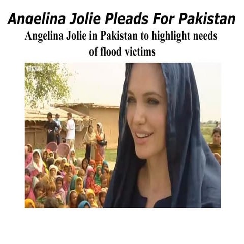 Angelina Jolie Pleads For Pakistan  (PDF)