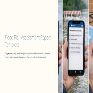 Flood Risk Assessment Report Template with eAuditor Audits and ...