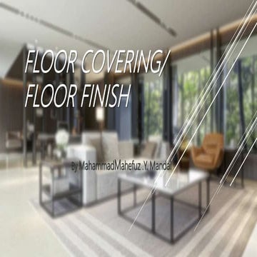 Floor Covering - Housekeeping (Hotel Hanagement)