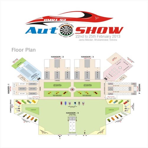 Auto Expo 2013 Floor plan