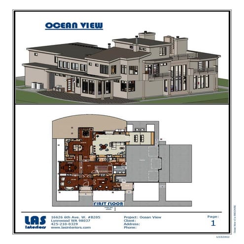 Example Elevation And Floor Plans | PDF
