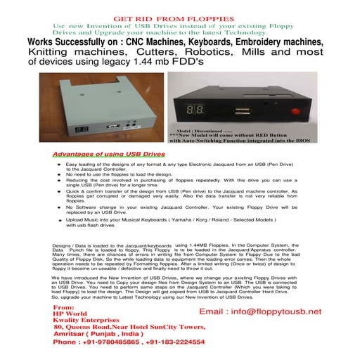 Floppy to usb converter manual | PDF
