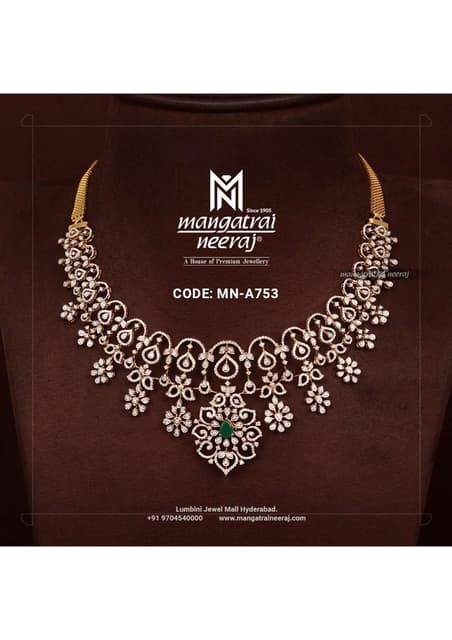 Floral Diamond Necklace