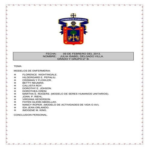 modelos de enfermeria