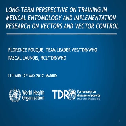 Florence Fouque-Enfermedades transmitidas por vectores