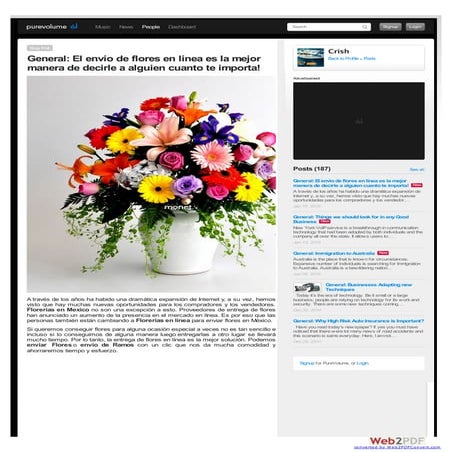 Envio De Ramos, Ramos De Flores