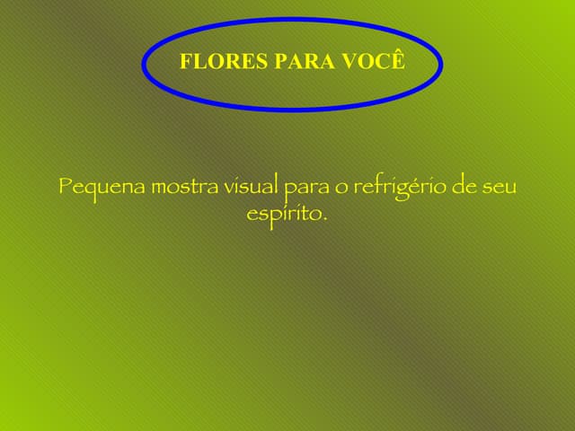 Flores Para Seus Olhos