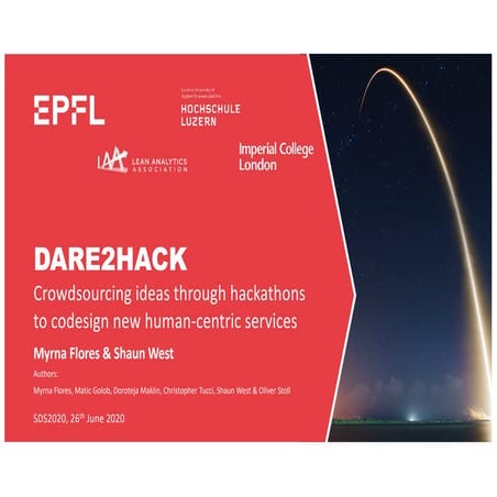 DARE2HACK: Crowdsourcing ideas through hackathons