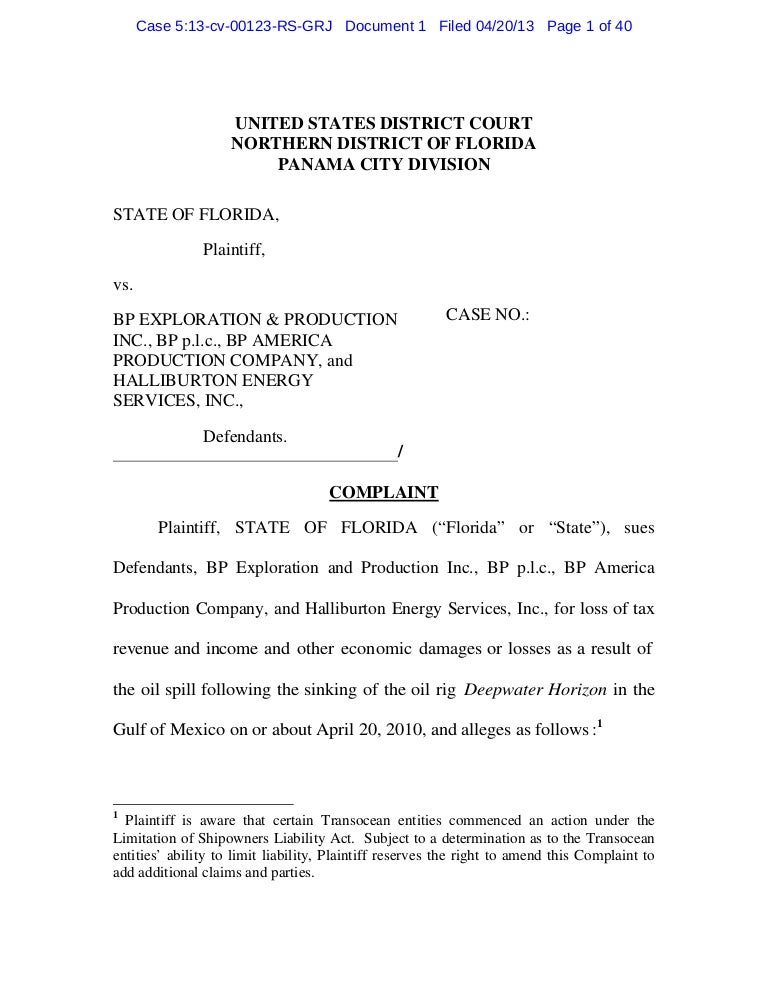 Florida bp complaint4202013