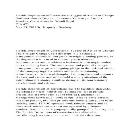 Florida Department of Corrections- Suggested Action or Change Outlin.docx