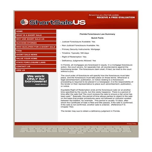 Tennessee Foreclosure Law Summary | PDF
