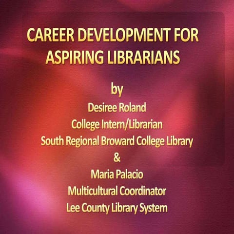 Florida Library Association Annual 2009 Conference Presentation