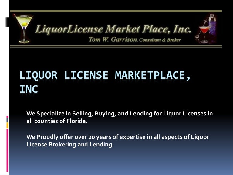 Florida liquor license
