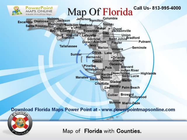 Download Editable Florida Maps - Floridamapspowerpoint 151028083730 Lva1 App6891 Thumbnail 