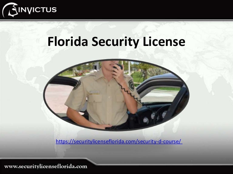 Florida Security License