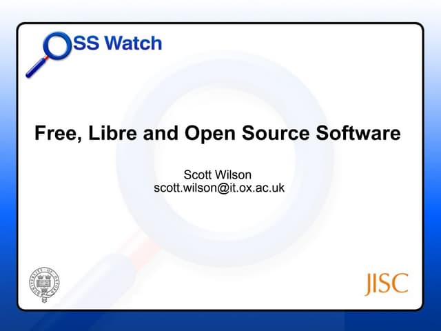 Free, Libre and Open Source Software and Further Education