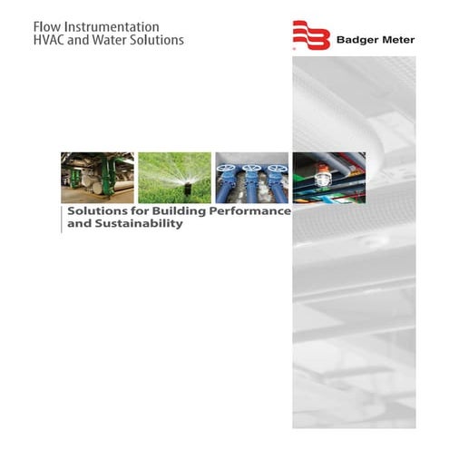 Flow Instrumentation for HVAC and Water by Badger Meter