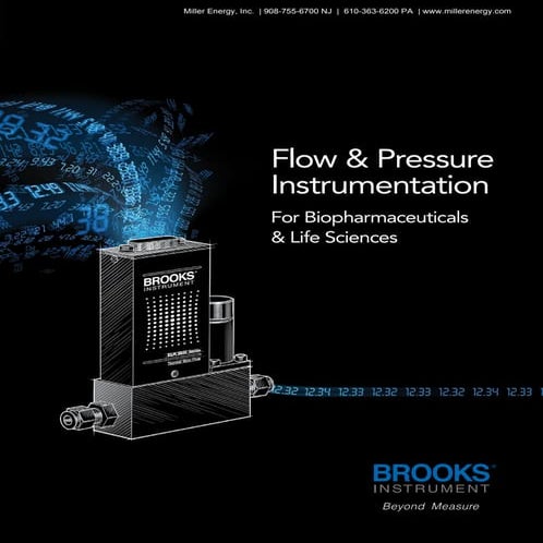 Flow & Pressure Instrumentation for Biopharmaceuticals & Life Sciences