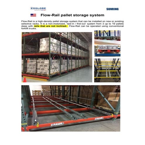 Flow-Rail pushback system