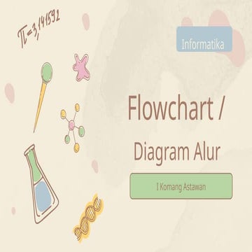 Flowcart materi informatika untuk kelas 11