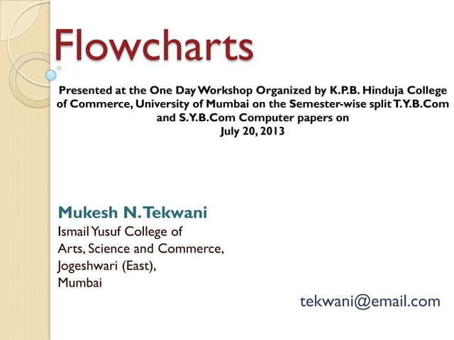 Flowcharts | PPSX