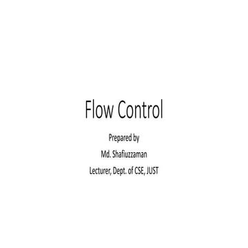 Flow control in Python | PPT