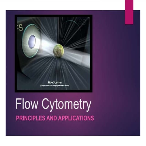 Flow cytometry: Principles and Applications | PPTX