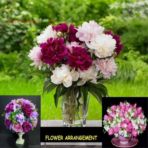 FLOWER ARRANGEMENT PPT ORNAMENTAL HORTICULTURE