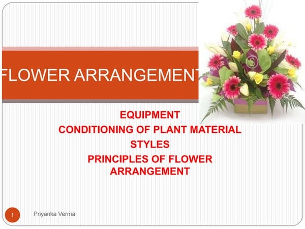 9 Basic Flower Arrangement Shapes 9 Basic Flower Arrangement Shapes