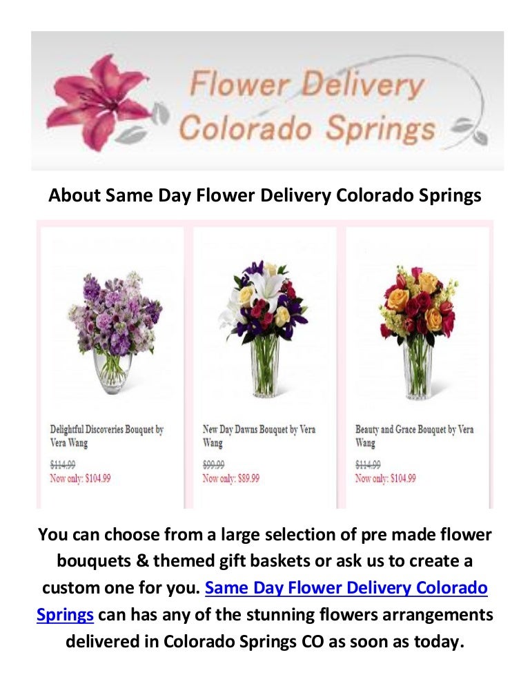 Flower Delivery In Colorado Springs Co 719 602 6128