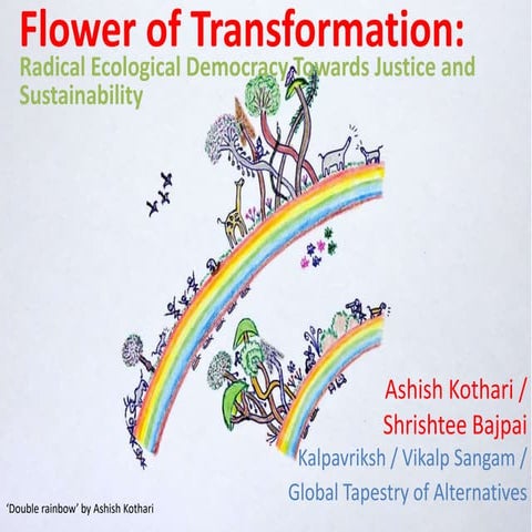 Flower of transformation: Radical Ecological Democracy Towards Justice & Sust...