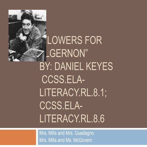 Flowers for Algernon Intro