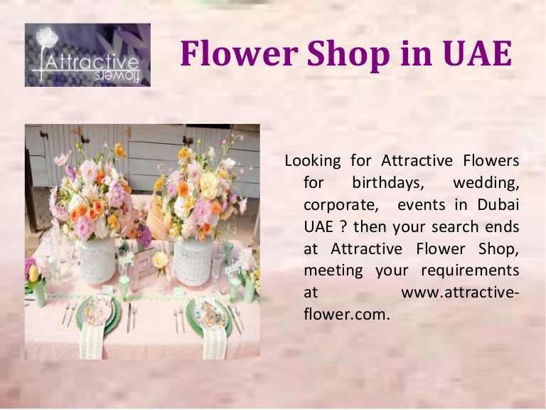 Attractive Flower Shop in Dubai, Flower Shop in UAE