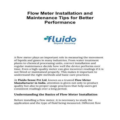 Understanding Flow Meter Types and Their Common Uses.docx