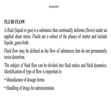 flow of fluid 1 by our dream safari .pptx