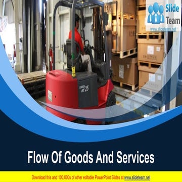 Flow Of Goods And Services PowerPoint Presentation Slides