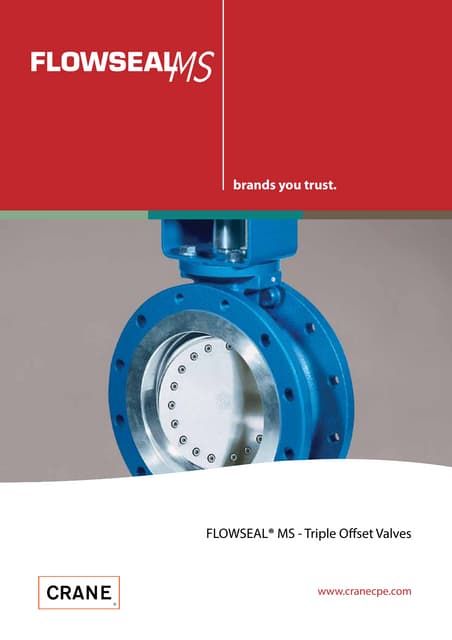 Flowseal MS Series - Triple Offset Butterfly Valves