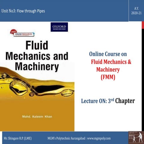 Flow through Pipes .pptx