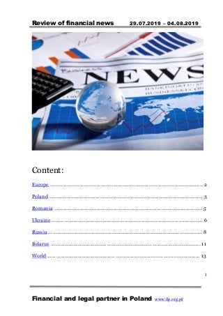 FLP - Review of financial news 05.08.2019