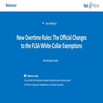 New Overtime Rules: The Official Changes to the FLSA White-Collar Exemptions